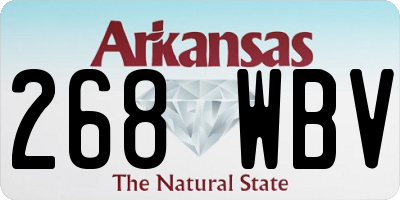 AR license plate 268WBV