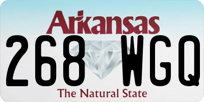 AR license plate 268WGQ