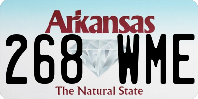 AR license plate 268WME