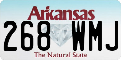 AR license plate 268WMJ