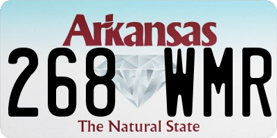 AR license plate 268WMR