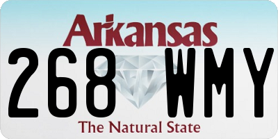 AR license plate 268WMY