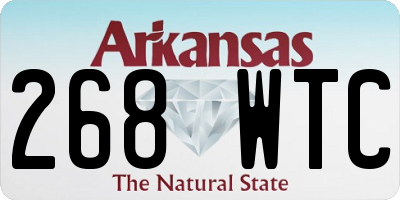 AR license plate 268WTC