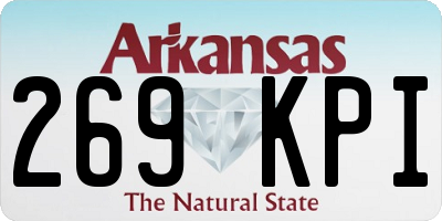 AR license plate 269KPI