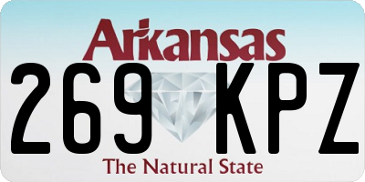 AR license plate 269KPZ