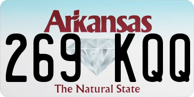 AR license plate 269KQQ