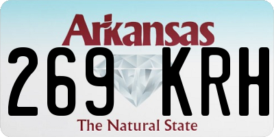 AR license plate 269KRH
