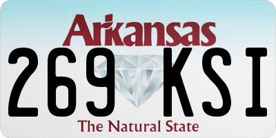 AR license plate 269KSI