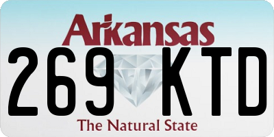 AR license plate 269KTD