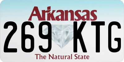 AR license plate 269KTG