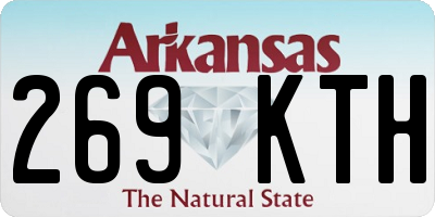AR license plate 269KTH