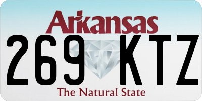 AR license plate 269KTZ