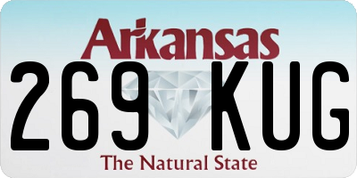 AR license plate 269KUG