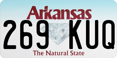 AR license plate 269KUQ
