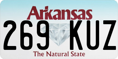 AR license plate 269KUZ
