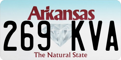 AR license plate 269KVA