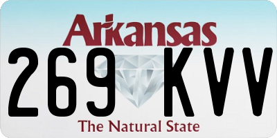 AR license plate 269KVV