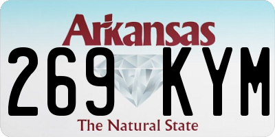 AR license plate 269KYM