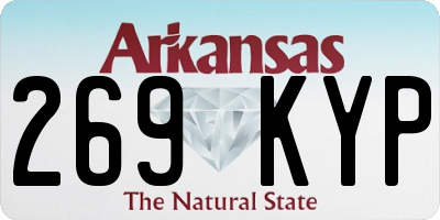 AR license plate 269KYP