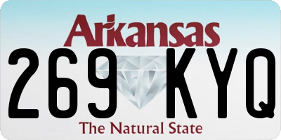 AR license plate 269KYQ