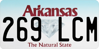 AR license plate 269LCM