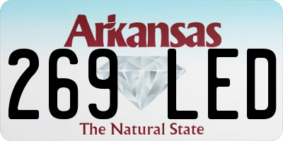 AR license plate 269LED