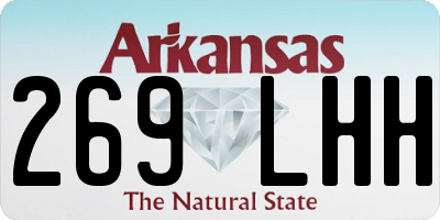 AR license plate 269LHH