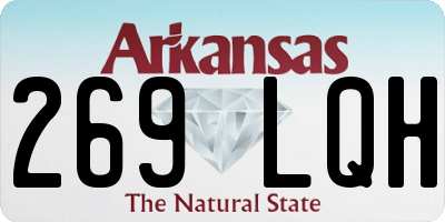 AR license plate 269LQH