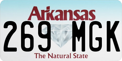 AR license plate 269MGK