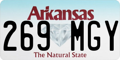 AR license plate 269MGY