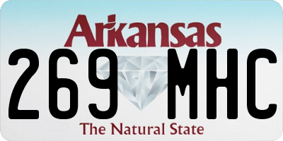 AR license plate 269MHC