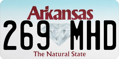 AR license plate 269MHD