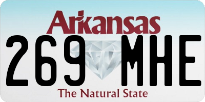 AR license plate 269MHE