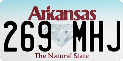 AR license plate 269MHJ