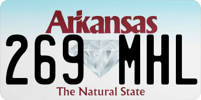 AR license plate 269MHL