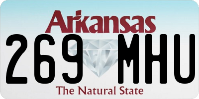 AR license plate 269MHU