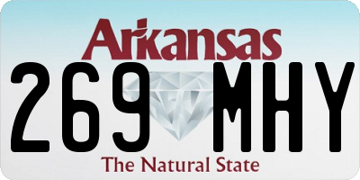 AR license plate 269MHY