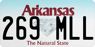 AR license plate 269MLL