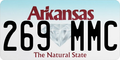 AR license plate 269MMC