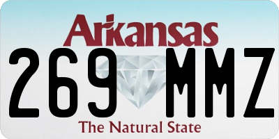 AR license plate 269MMZ