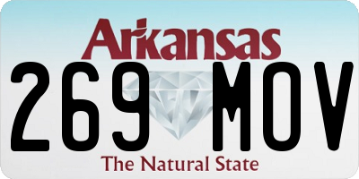 AR license plate 269MOV