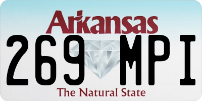AR license plate 269MPI