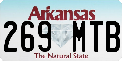 AR license plate 269MTB