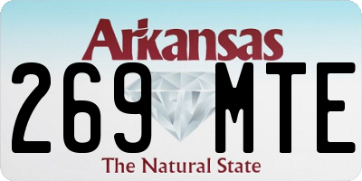 AR license plate 269MTE