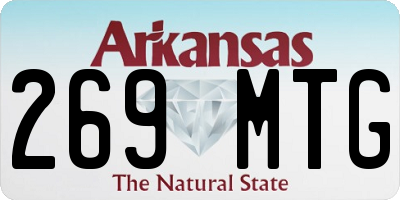 AR license plate 269MTG