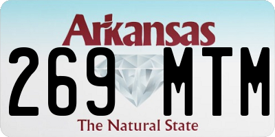 AR license plate 269MTM