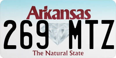 AR license plate 269MTZ
