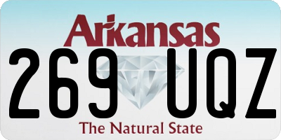 AR license plate 269UQZ