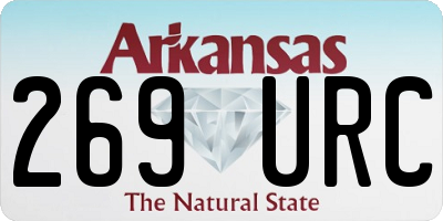 AR license plate 269URC