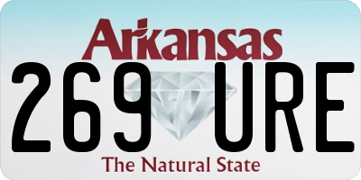AR license plate 269URE